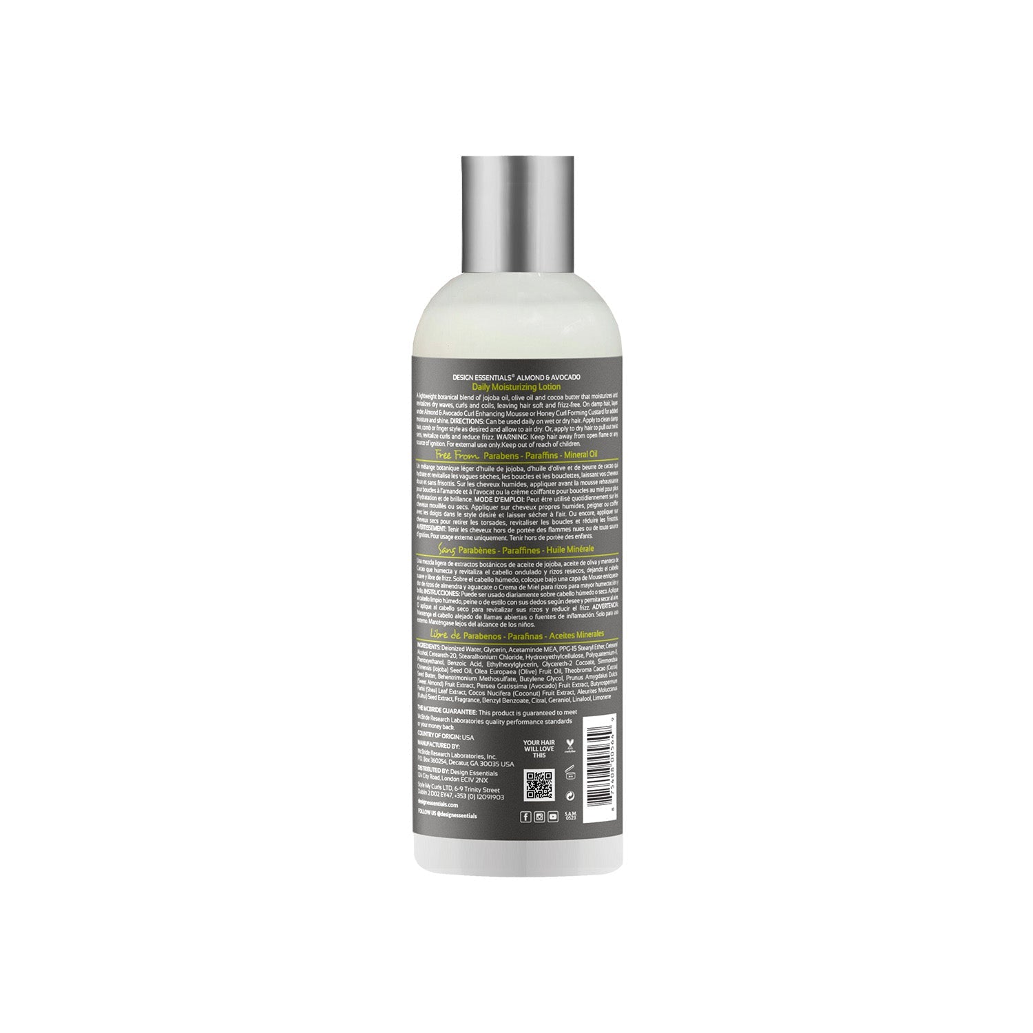 Design Essentials Almond & Avocado Daily Moisturizing Lotion - 12oz
