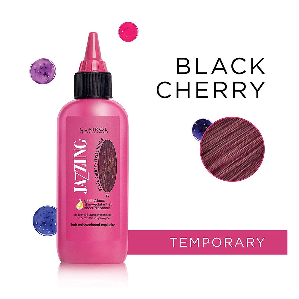 Clairol Professional Jazzing Temporary Hair Color, #98 Black Cherry, 3 Oz
