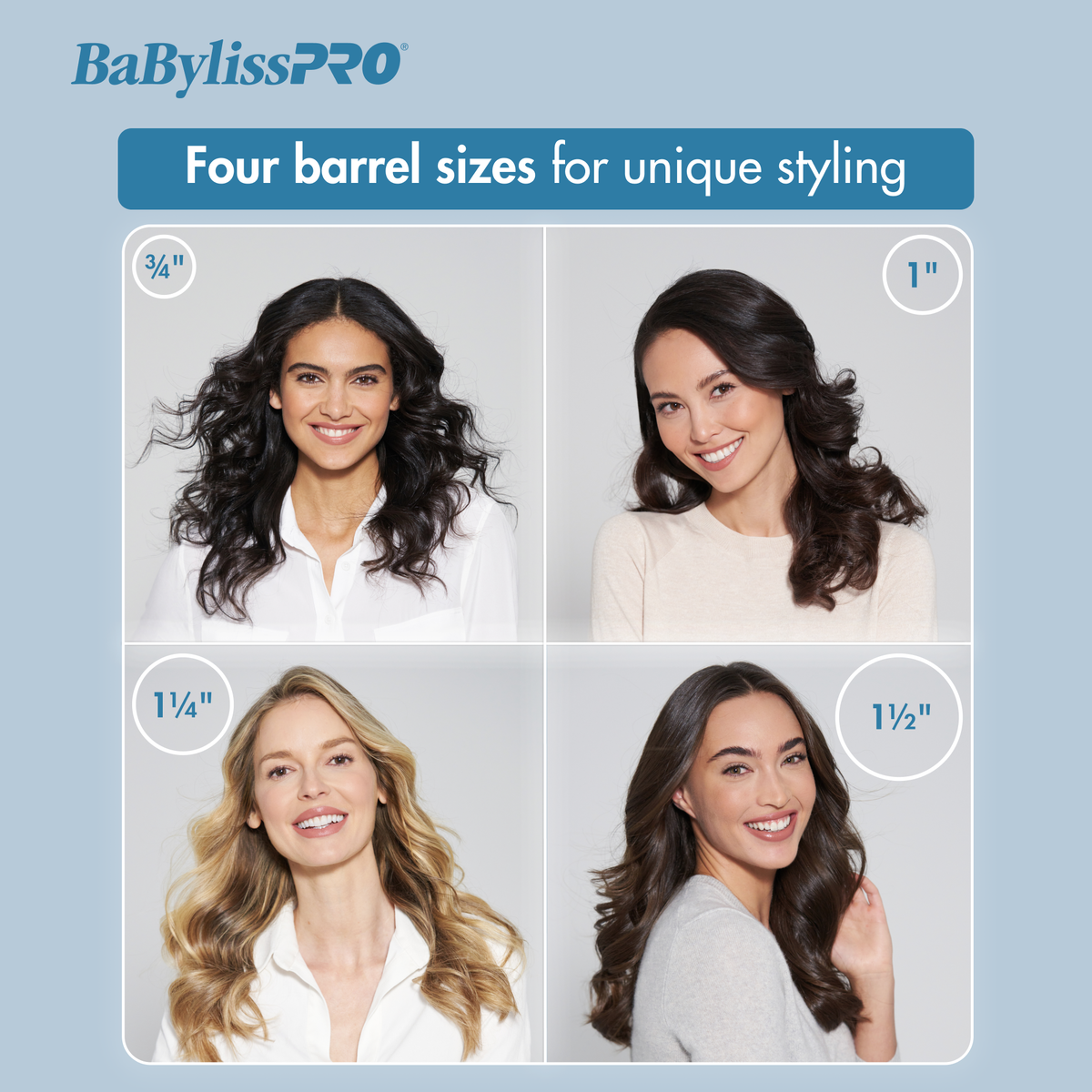 BaBylissPRO Nano Titanium ¾" Spring Curling Iron