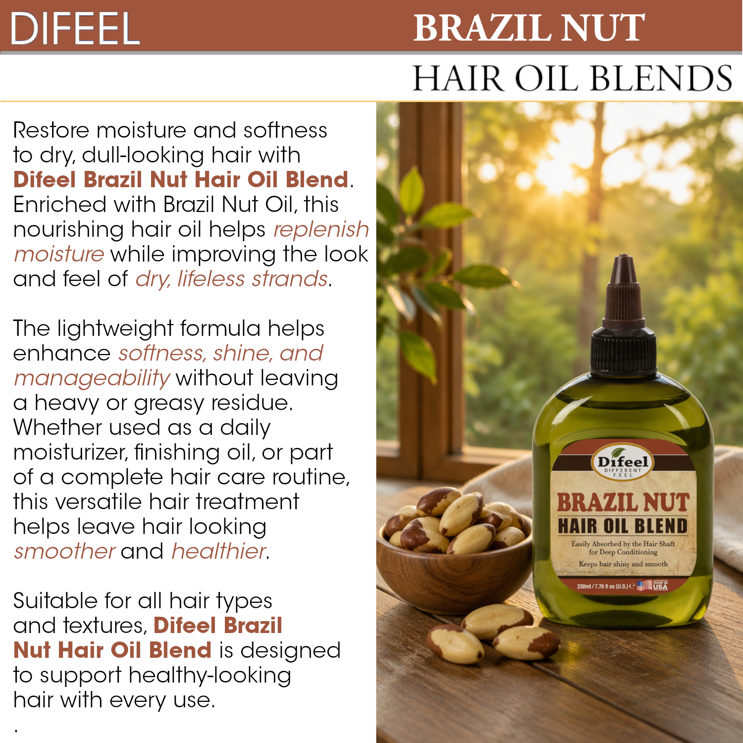 Difeel Brazil Nut Oil