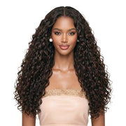 Bobbi Boss Human Hair Crochet Braids Indiremi Seamless Feather Crochet Deep Wave 18"(50g)