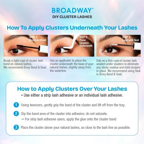Broadway Diy Cluster Narrow Volume Eyelashe - DIY37