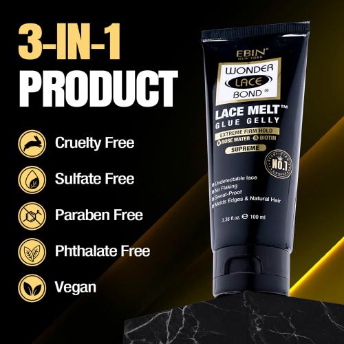 Ebin Lace Melt Glue Gelly Extreme Firm Hold Supreme