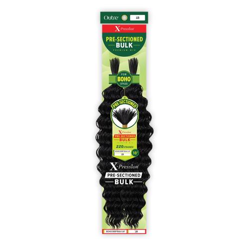 Outre Braids X-Pression Pre-Sectioned Boho Deep Bulk 18"