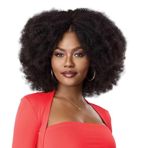 Outre Human Hair Braids X-Pression Afro Kinky Curly Bulk 18" - 1B