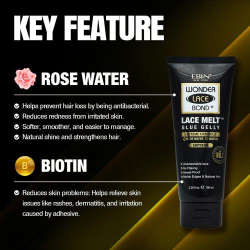 Ebin Lace Melt Glue Gelly Extreme Firm Hold Supreme