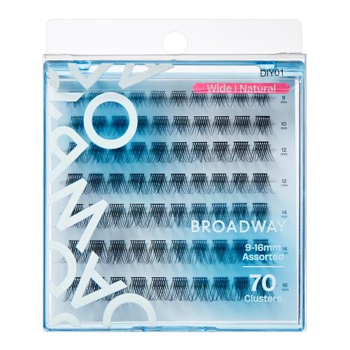Broadway Diy Cluster Wide Natural Eyelashes - DIY09