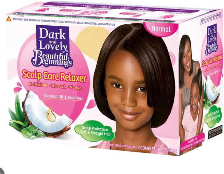 Dark & Lovely Beautiful Beginnings Kids Relaxer Kit Normal