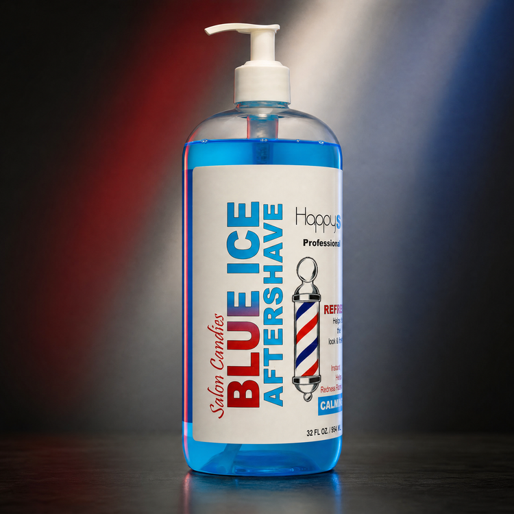 Happy Shave Blue Ice Aftershave 32oz