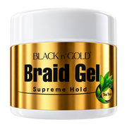 Black n' Gold Braid Gel Surpreme Hold