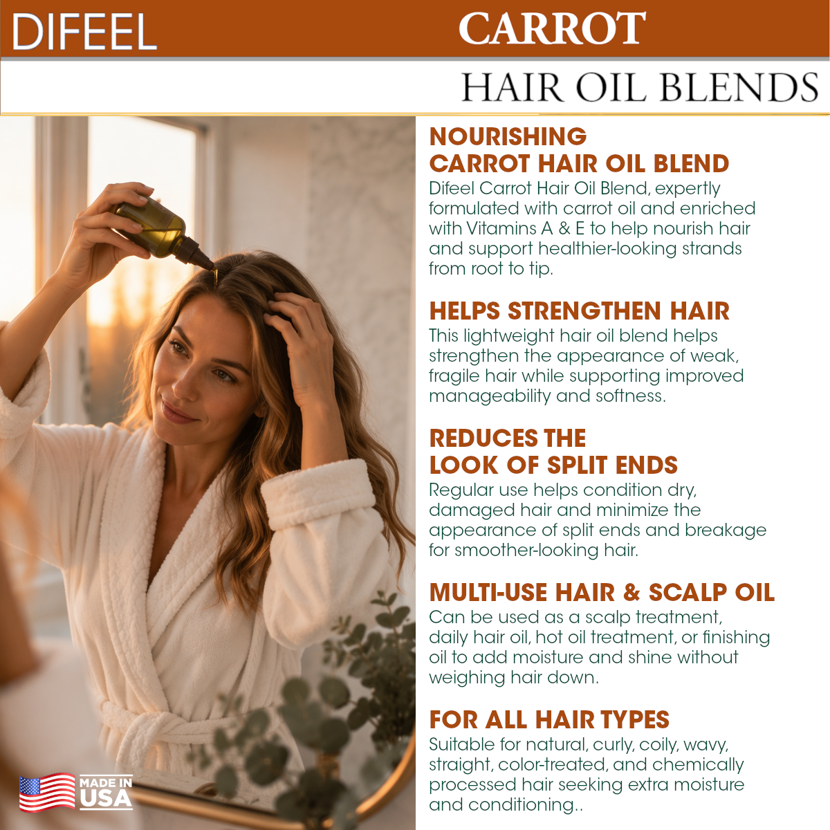 Difeel Carrot Hair Oil
