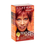 Clairol Textures & Tones Hair Dye Ammonia-Free Permanent Hair Color 4R Red Hot Red