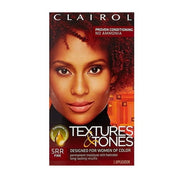 Clairol Textures & Tones Hair Dye Ammonia-Free Permanent Hair Color Creme, 5RR Fire