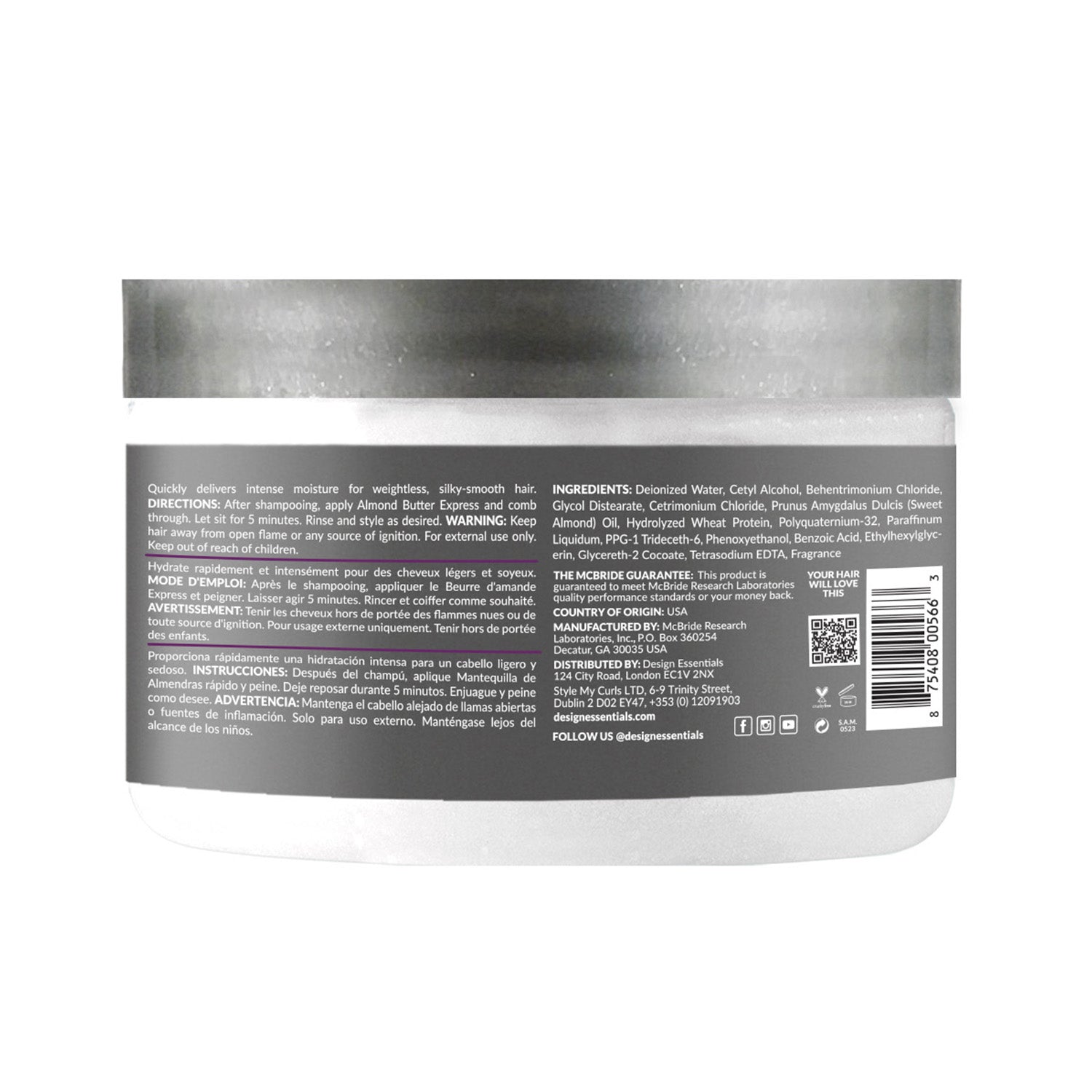 Design Essentials Almond Butter Express Instant Moisturizing Conditioner