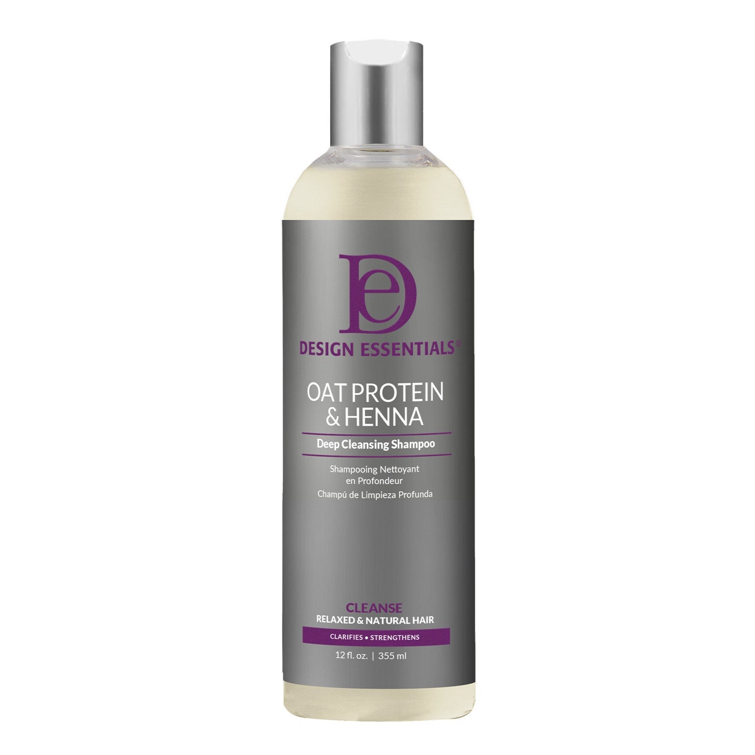 Design Essentials Oat Protein & Henna Deep Cleansing Shampoo - 12fl oz
