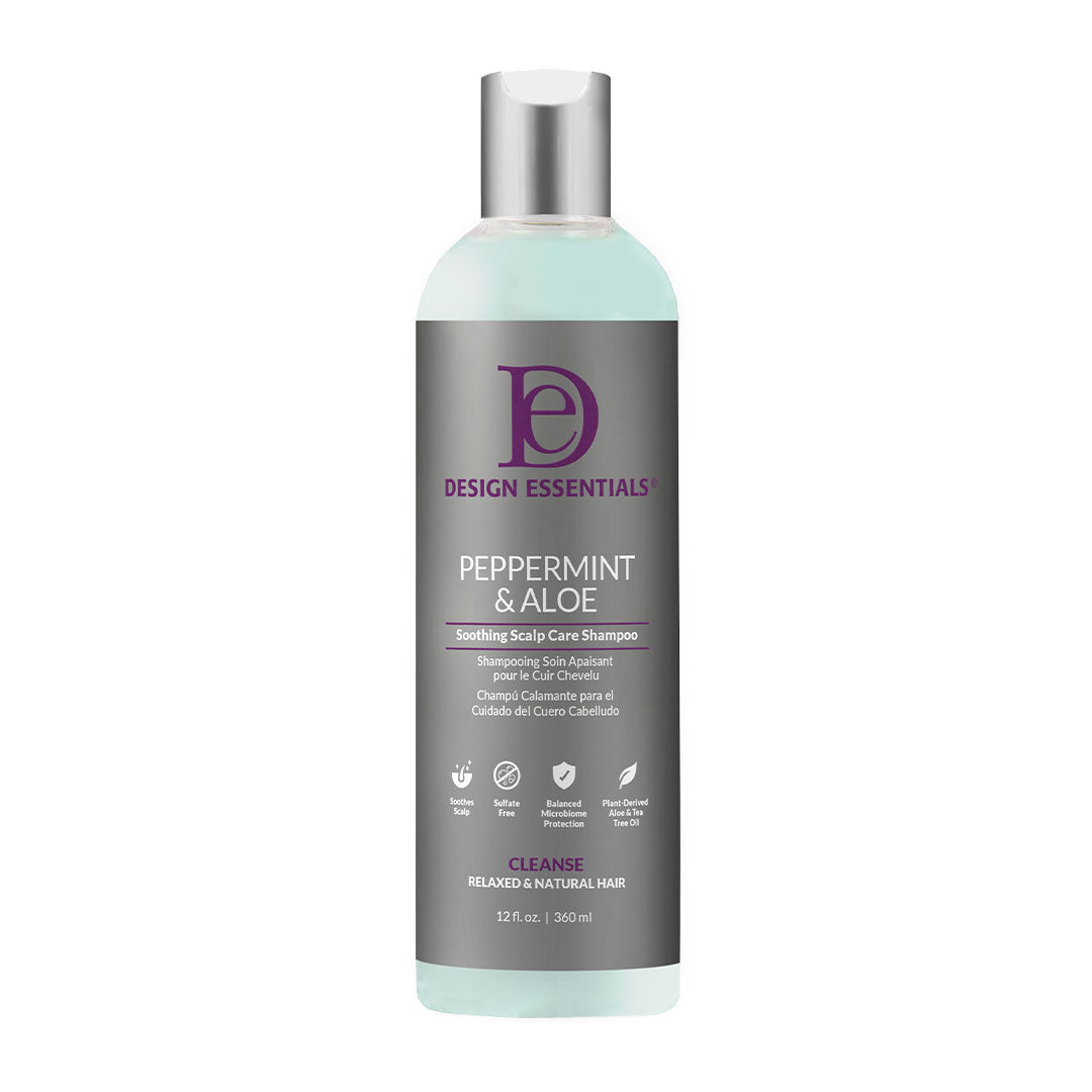 Design Essentials Peppermint & Aloe Therapeutics Anit-Itch Shampoo - 12oz