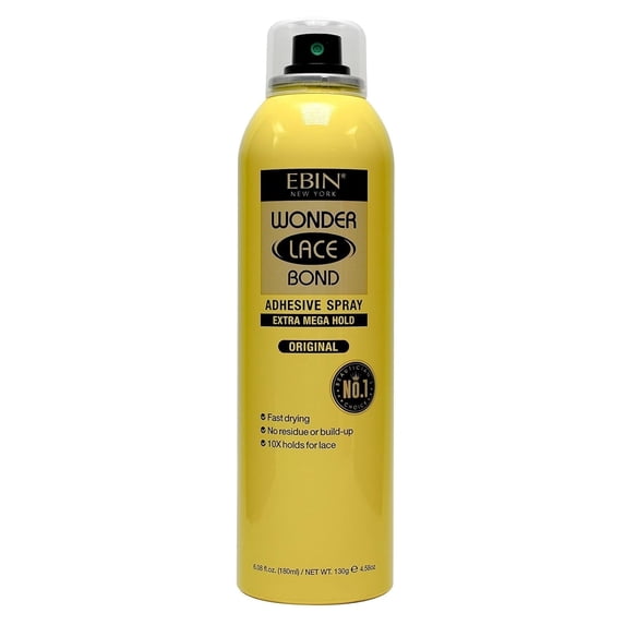 Ebin Wonder Lace Bond Adhesive Spray Extra Mega Hold Original