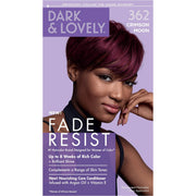 Dark & Lovely Fade Resist Permanent Hair Color, 362 Crimson Moon