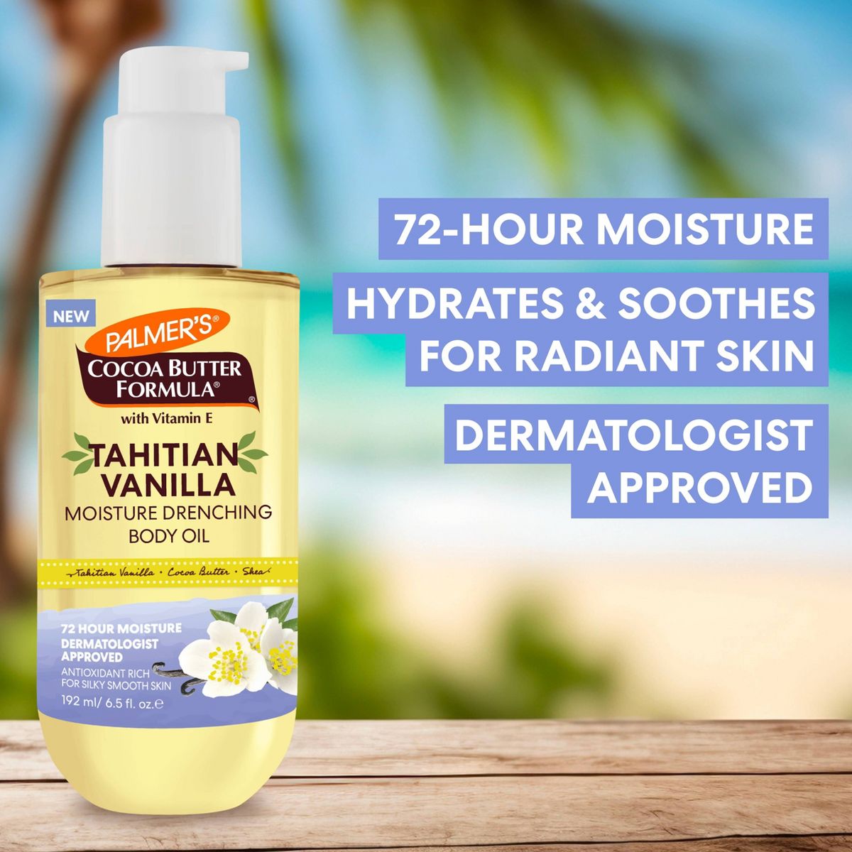 Palmer's Moisture Drenching Body Oil - Tahitian Vanilla - 6.5oz