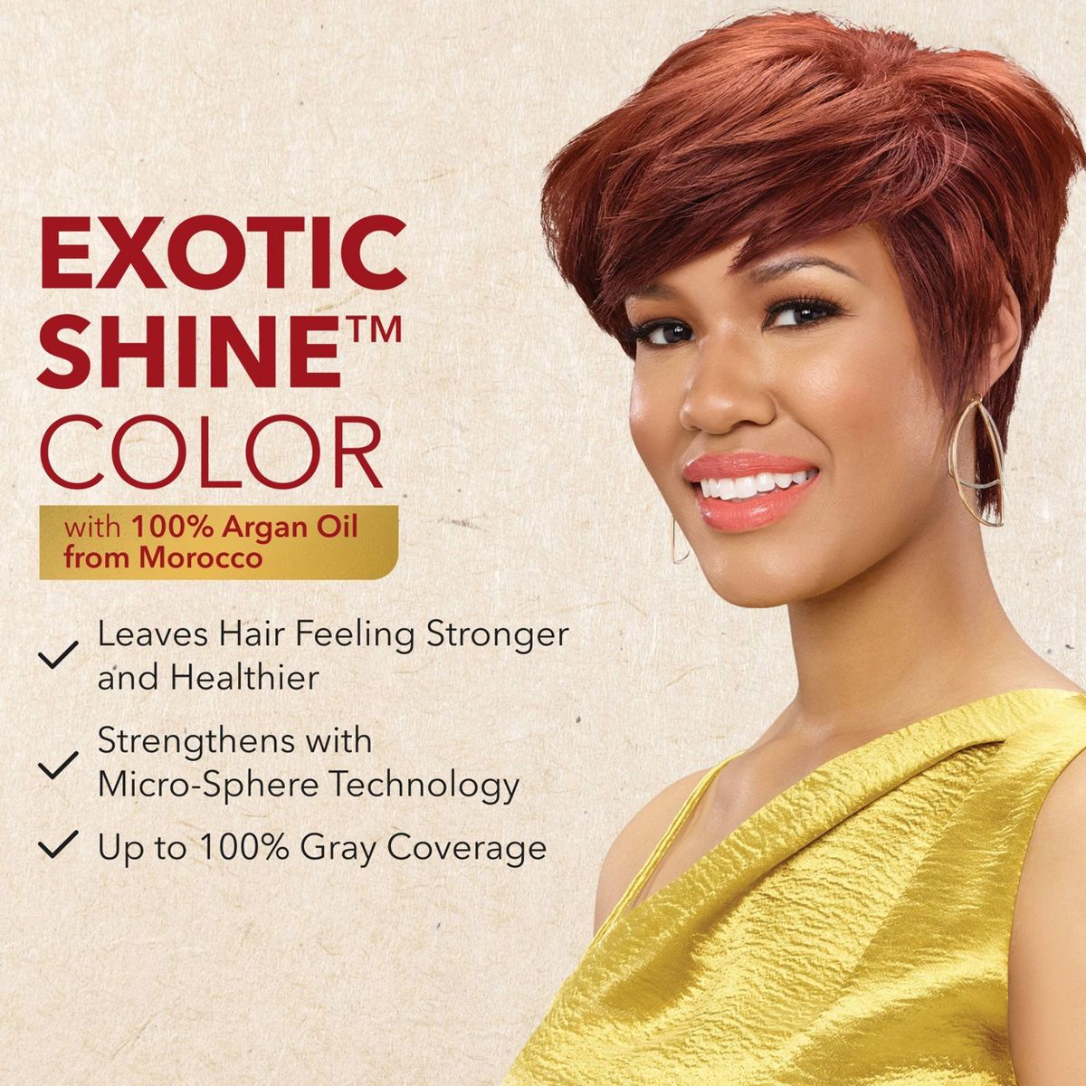 Creme of Nature Exotic Shine Permanent Hair Color - Bronze Copper 7.64