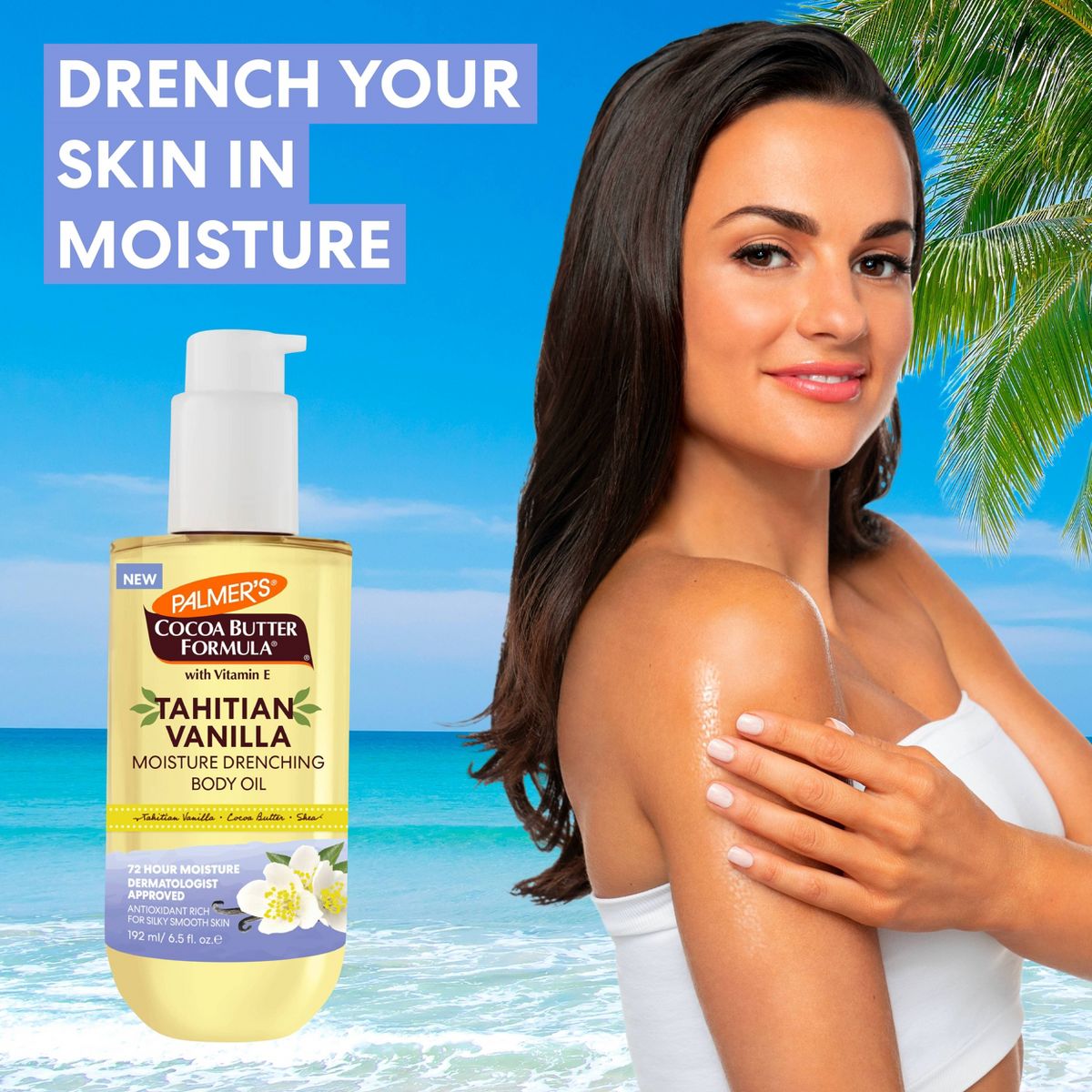 Palmer's Moisture Drenching Body Oil - Tahitian Vanilla - 6.5oz
