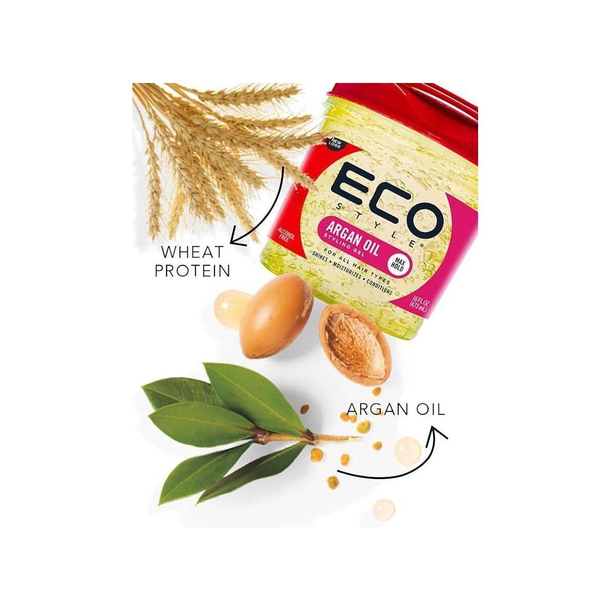 Eco Style Professional Styling Gel Argan Oil
