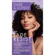 Dark & Lovely Fade Resist Permanent Hair Color, 372 Natural Black