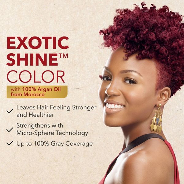 Creme of Nature Exotic Shine Permanent Hair Color -  Burgundy Blaze 6.2