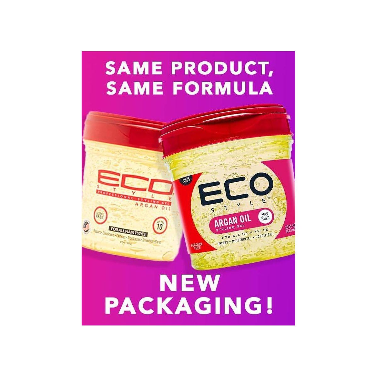 Eco Style Professional Styling Gel Argan Oil