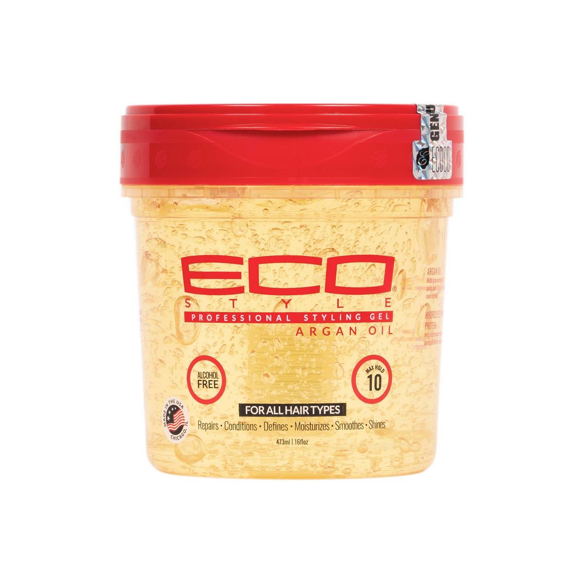 Eco Style Professional Styling Gel Argan Oil Max Hold