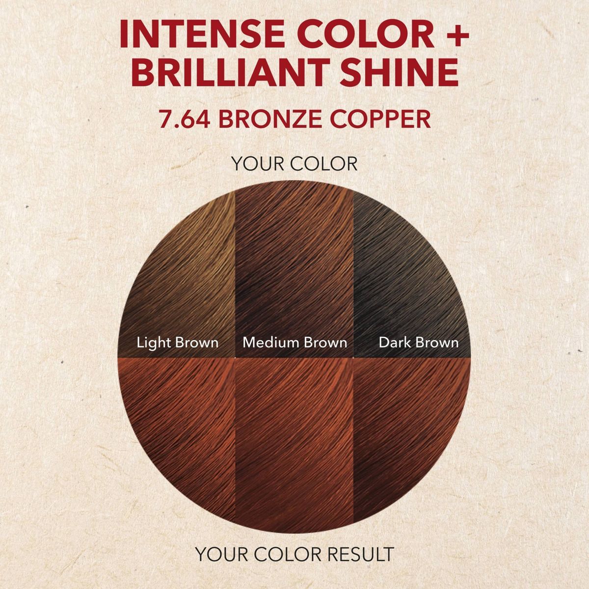 Creme of Nature Exotic Shine Permanent Hair Color - Bronze Copper 7.64