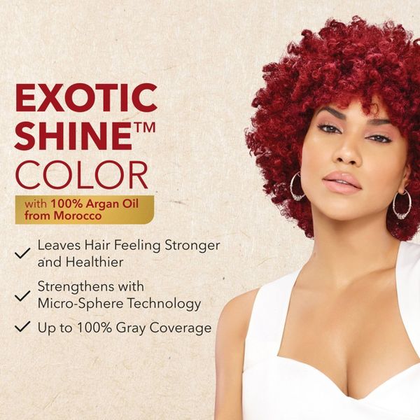 Creme of Nature Exotic Shine Permanent Hair Color - Intensive Red 7.6