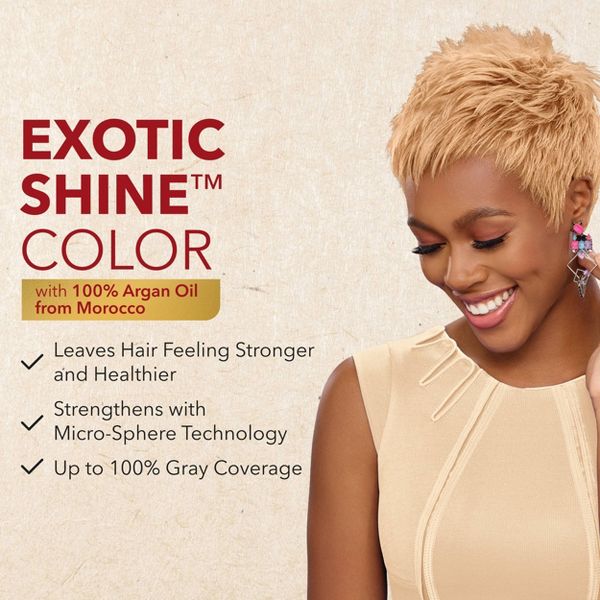 Creme of Nature Exotic Shine Permanent Hair Color - Light Golden Blonde 9.23