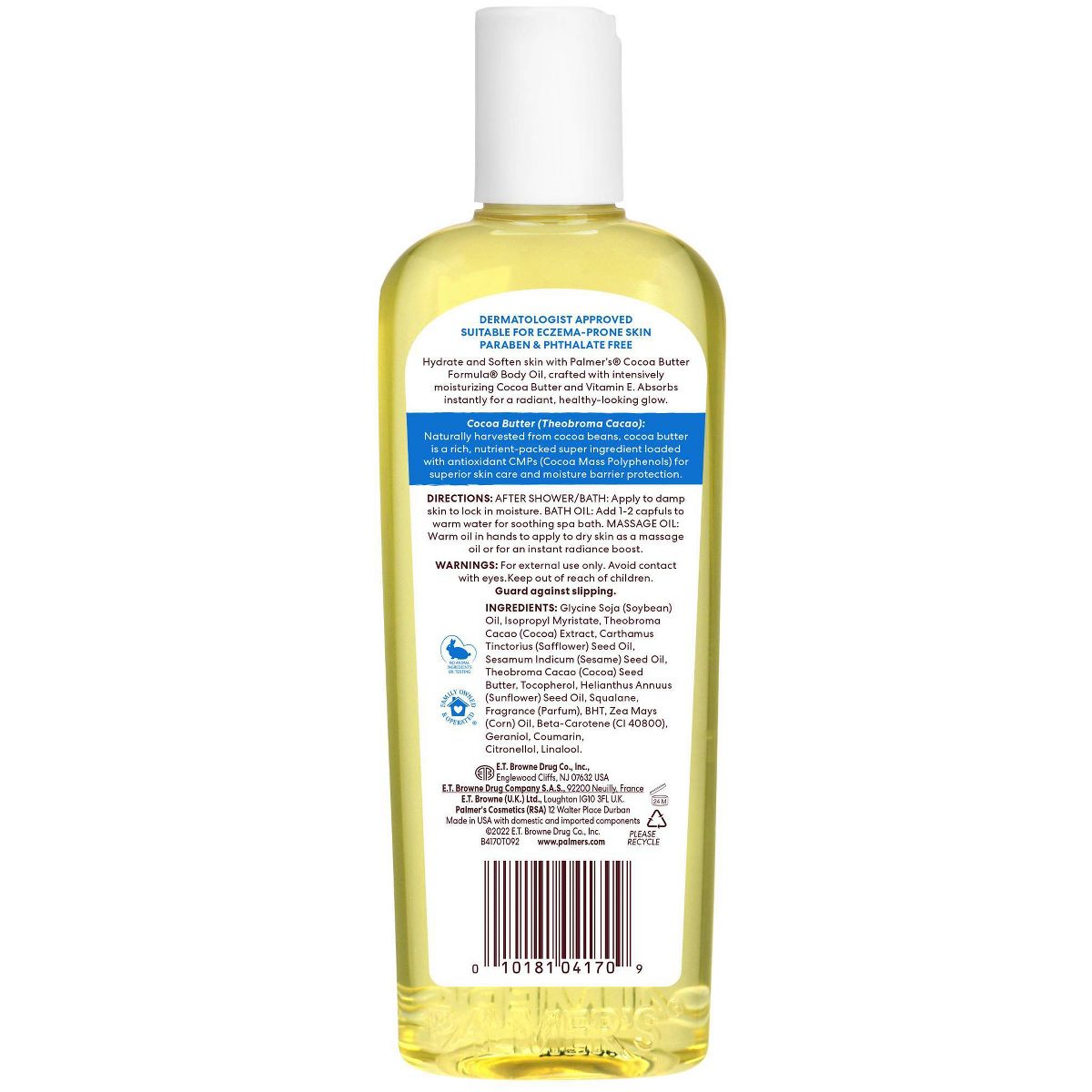 Palmer's Cocoa Butter Formula Moisturizing Body Oil Cocoa & Shea - 8.5oz