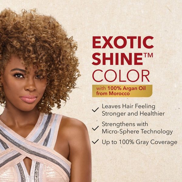 Creme of Nature Exotic Shine Permanent Hair Color - Light Caramel Brown 9.2