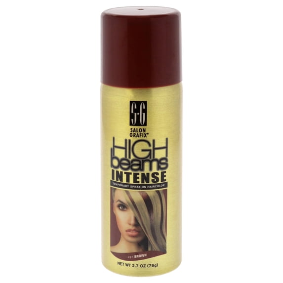 High Beams Temporary Spray On Hair Color Thickener, Brown, 2.7oz