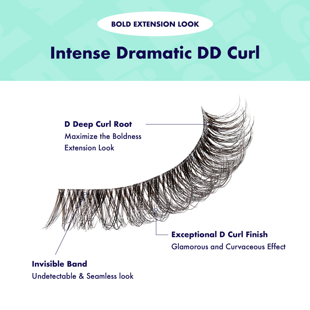I Envy 3D Flick'd Strip Lashes - DD Curl - IFK05