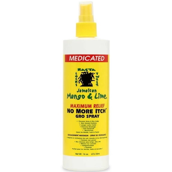 Jamaican Mango & Lime No More Itch Gro Spray, Maximum Relief 16oz