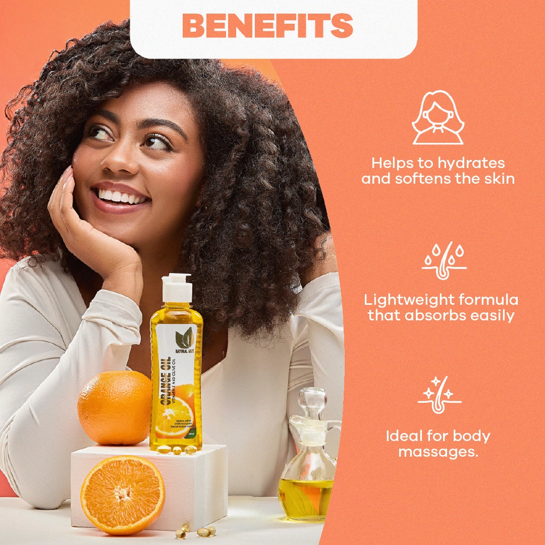 Orange Body Oil for Soft & Glowing Skin 8.45oz