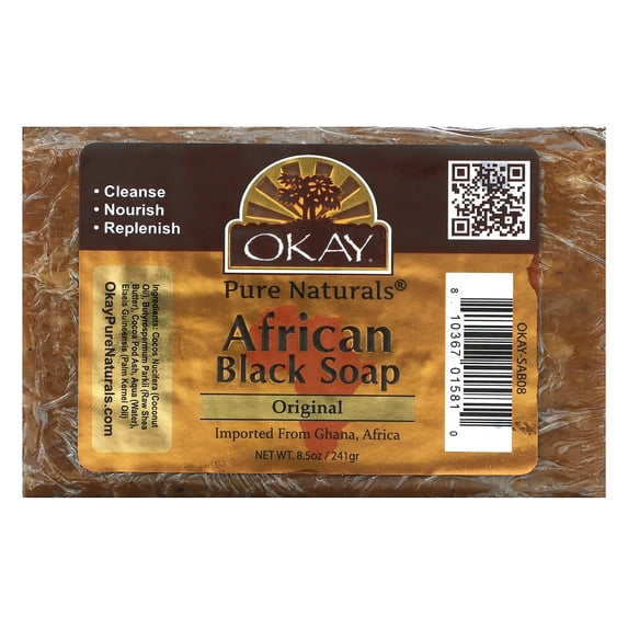 Okay African Black Soap 4oz