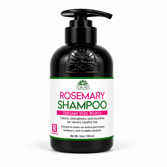 OKAY Rosemary Shampoo with Biotin 12oz