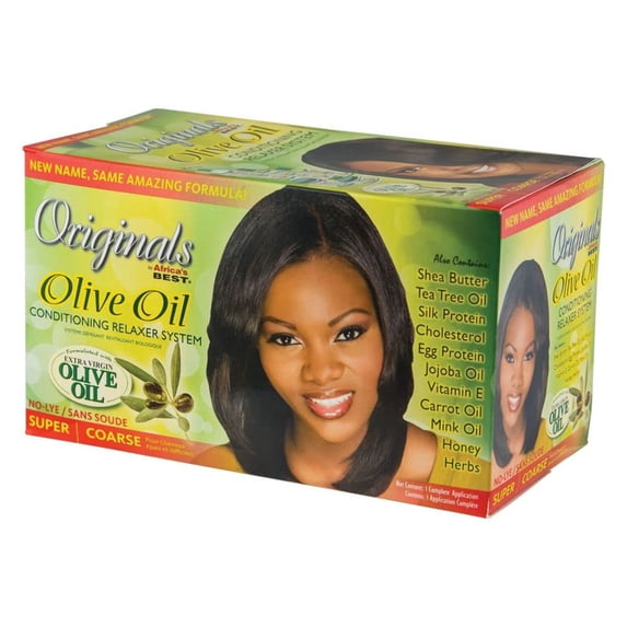 Originals by Africa's Best Olive Oil Conditioning No-Lye Relaxer System, Super Strength, Adult