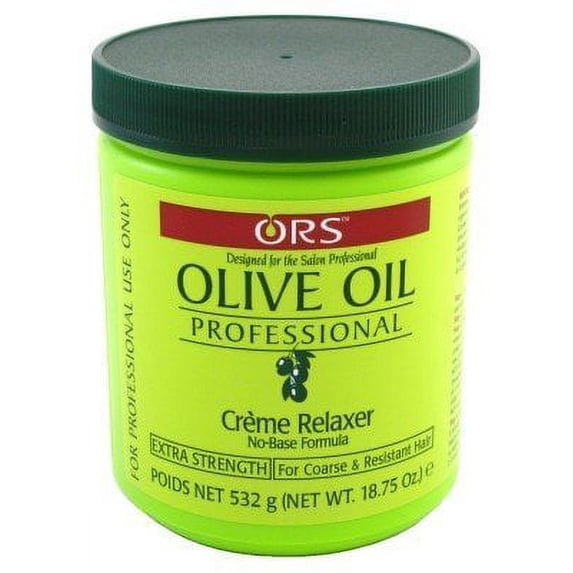 Ors Olive Oil Creme Relaxer Extra Strength 18.75 Ounce Jar (555ml)
