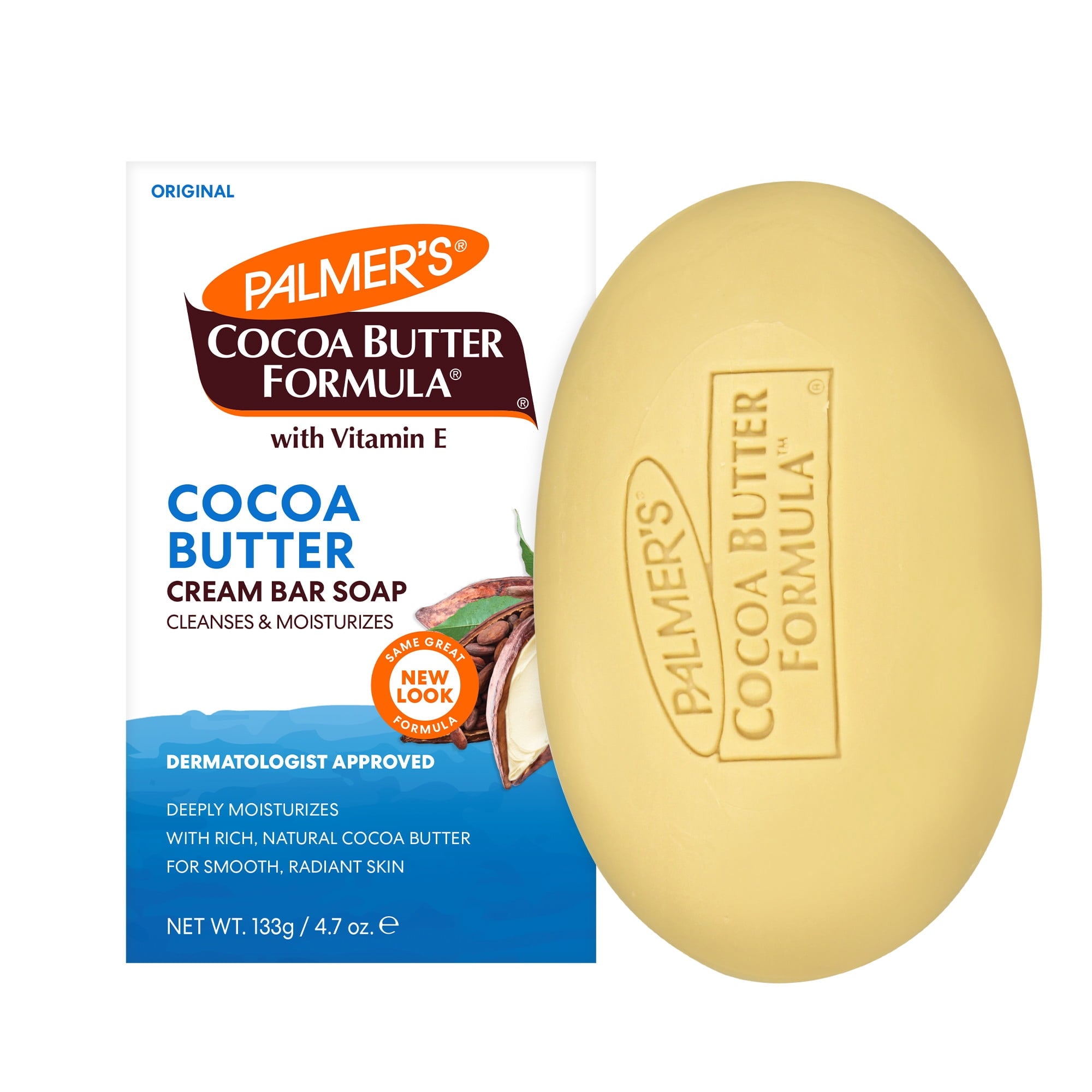 Palmer's Cocoa Butter Formula Daily Skin Therapy Cream Soap Bar with Vitamin E - 4.7oz