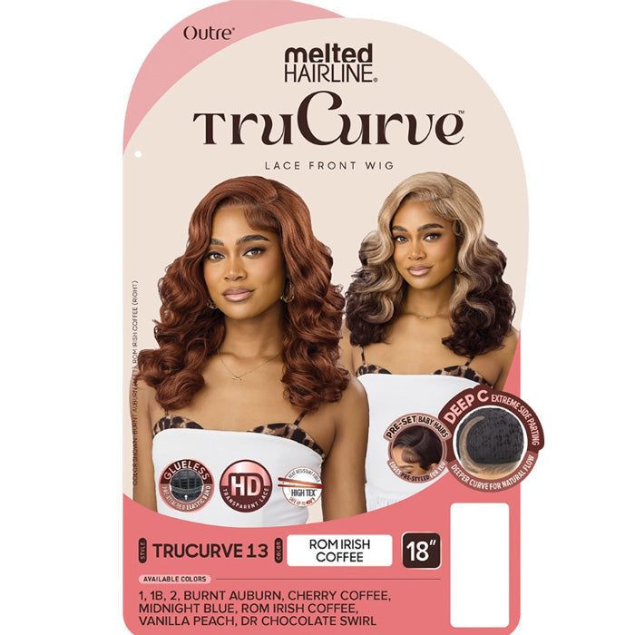 Outre Melted Hairline TruCurve Glueless HD Transparent Lace Front Wig - TRUCURVE 13 - 18"
