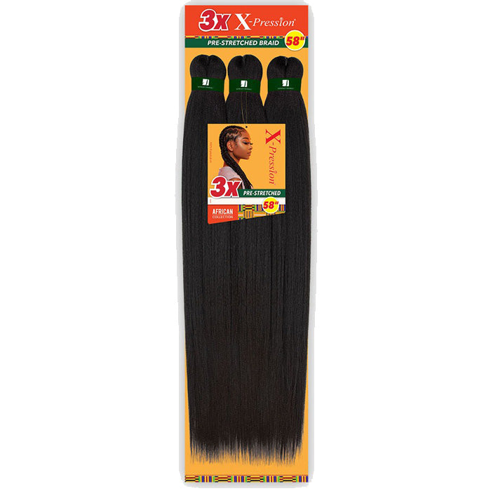 Outre Sensationnel African Collection X-Pression Crochet Braid - 3X PRE-STRETCHED 58"