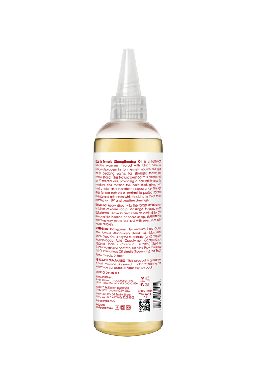 Design Essentials Edge & Temple Strengthening Hair Oil 4oz