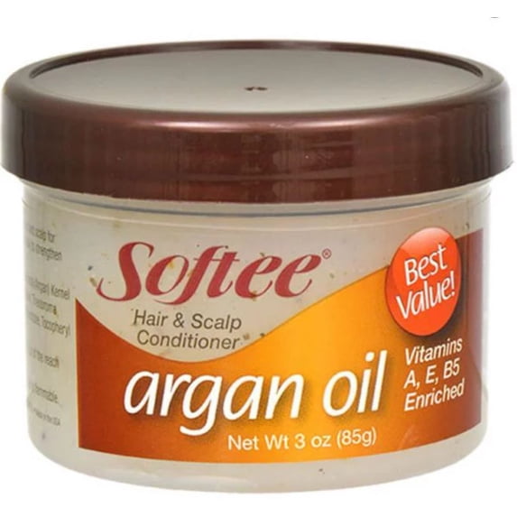 Softee Argan Oil Hair & Scalp Conditioner for Textured Hair 3oz