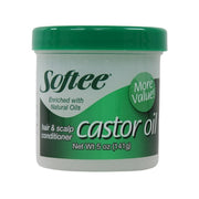 Softee Castor Oil Hair & Scalp Conditioner, 5 oz