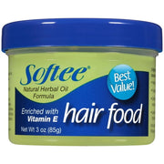 Softee Natural Herbal Oil Formula Hair Food with Vitamin E 3 oz